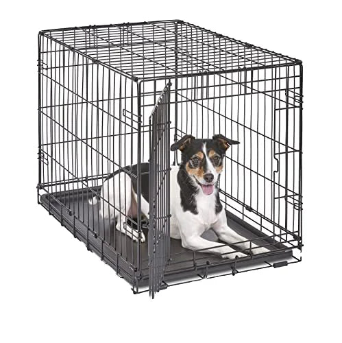 Factory Single Double Door Foldable Stainless Steel Pet Pen Indoor Dog Kennels Dog Crate Dog Cage Wired