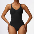 GZZC-CLT7488 High Quality Ladies Leisure Yogasuit One Piece Solid Color Sports Wear Women's Fitness Yogawear