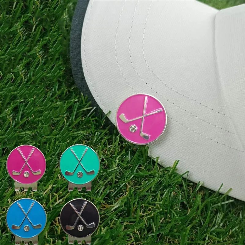 Hot Sales Golf Ball Marker Divot Tool Accessories Magnetic Funny Golf Ball Markers Hat Clip Set
