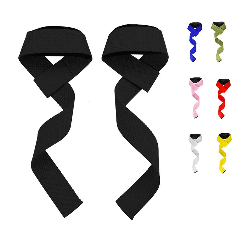 Custom Anti Slip Powerlifting Strength Training Weightlifting Hand Pad Wrist Straps
