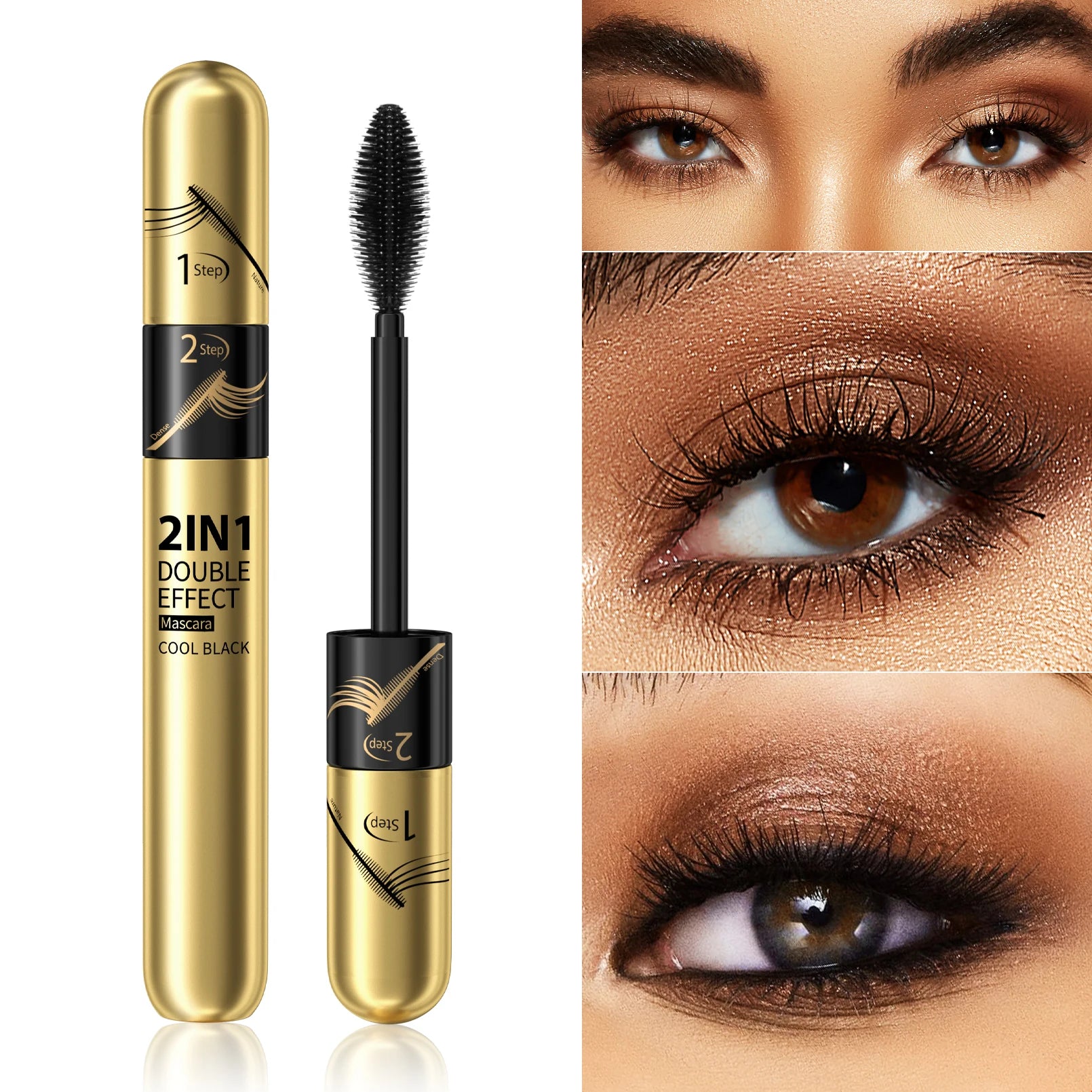 Wholesale 3d Silk Fiber Mascaras Adultos Eyebrow Lash Private White Label Facial Vegan Mascara