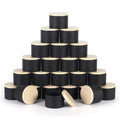 Wholesale Empty 4oz Seamless Jar Matte Black Color 8oz Candle Tins With Lid