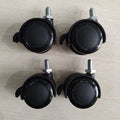 High-strength Wear-resistant PVC Wrapped Standing Desk Heavy Duty Caster Wheels
