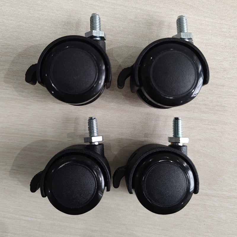 High-strength Wear-resistant PVC Wrapped Standing Desk Heavy Duty Caster Wheels