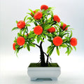 Home Decor Simulation Orange Tree Artificial Orange Tree Artificial Lifelike Plastic Faux Plant