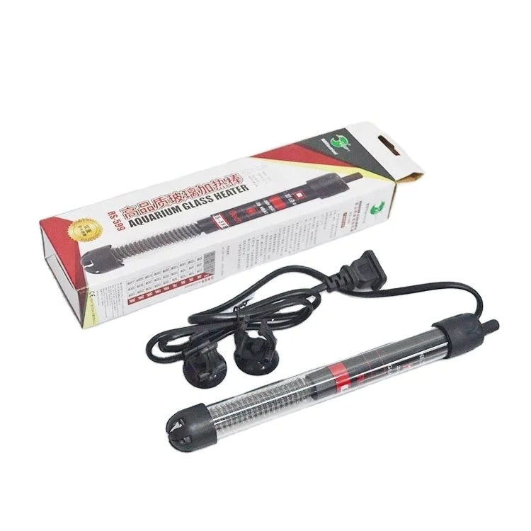RS 25w_50w_75W_100w_150w_200w_300w Aquarium Glass Heater Fish Tank Automatic Water Heater Constant Temperature Heating Rod
