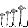 Mustad CNJH01 Factory Finished Products Wholesale Hard Lead Head Jig Hooks Mustad Small Jig Head Hook