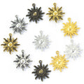 5 Color Sun Charm for Earrings Necklaces Keychains Pendants Jewelry Diy Jewelry Accessories Making DIY Findings 28*25mm L201