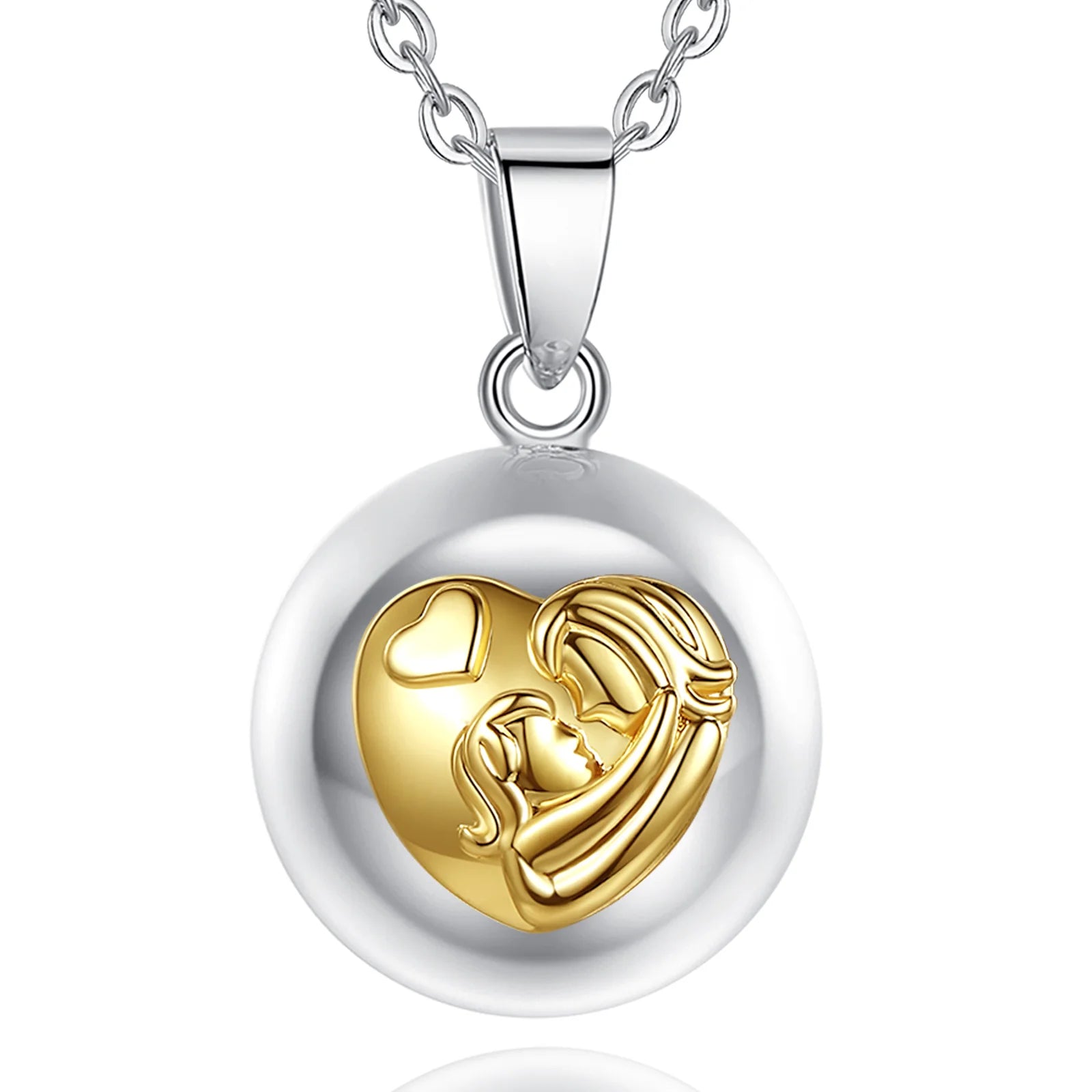 Merryshine Wholesale Mom Mother Day Gift Mexican Bola Chime Angel Callers Necklace