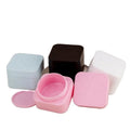 50g Face Cream Jars Frosted White Black Pink Blue Eye Cream Emulsion Lotion Container Square Double Wall PP Plastic Cream Jar