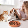 Custom  Slow Feeder Dog Bowls Anti-Choking Puzzle Pet Food Bowls Non-Slip Dog Feeding Bowls
