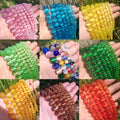 Wholesale Cat Eyes Crystal Beads Pink Cat Eye Beads for Jewelry Making
