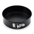 Round Carbon Steel Locking Springform Cake Pan with Non-Stick Removable Bottom Chiffon/Oven Baking Mold Set of 3-Piece