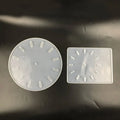 Early Riser 32cm 12.6 Inch Large Round Rectangular Clock Resin Silicone Mold Home Handmade Bell Jewelry Tools DIY Epoxy Moulds