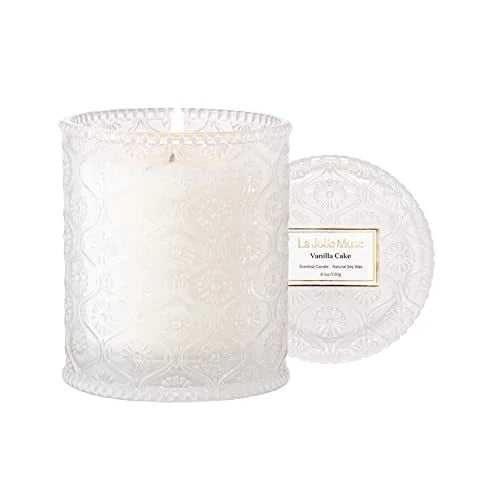 8 oz Luxury Eco-Friendly Sandalwood Rose Soy Candle Natural Scented Home Candle 50 Hours Burn Christmas Gifts Women Easter