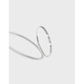 Fine Jewelry Dainty Gear Cut Thin Band 925 Geometric Rings Sterling Silver Gift for Women 2022 Trendy Link Silver Things 2 Pcs /