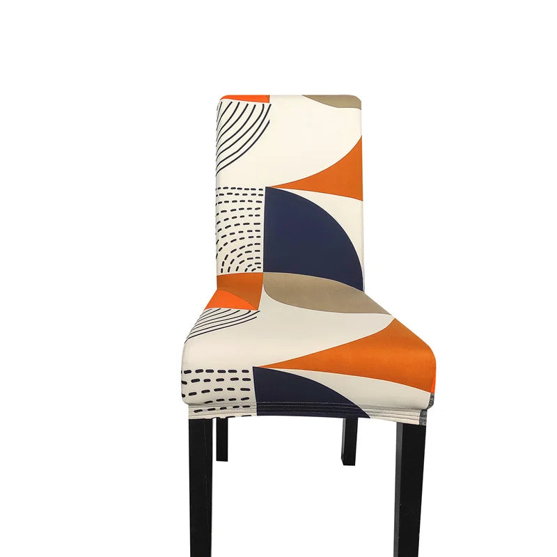 Wish Ebay Shopify Plain Dyed Stretch Polyester Spandex Blend Office Dining Chair Covers for Banquet Use