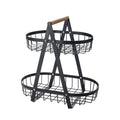 Metal Wire Shelves Supermarket Home Vegetable Display Rack Fruit Basket