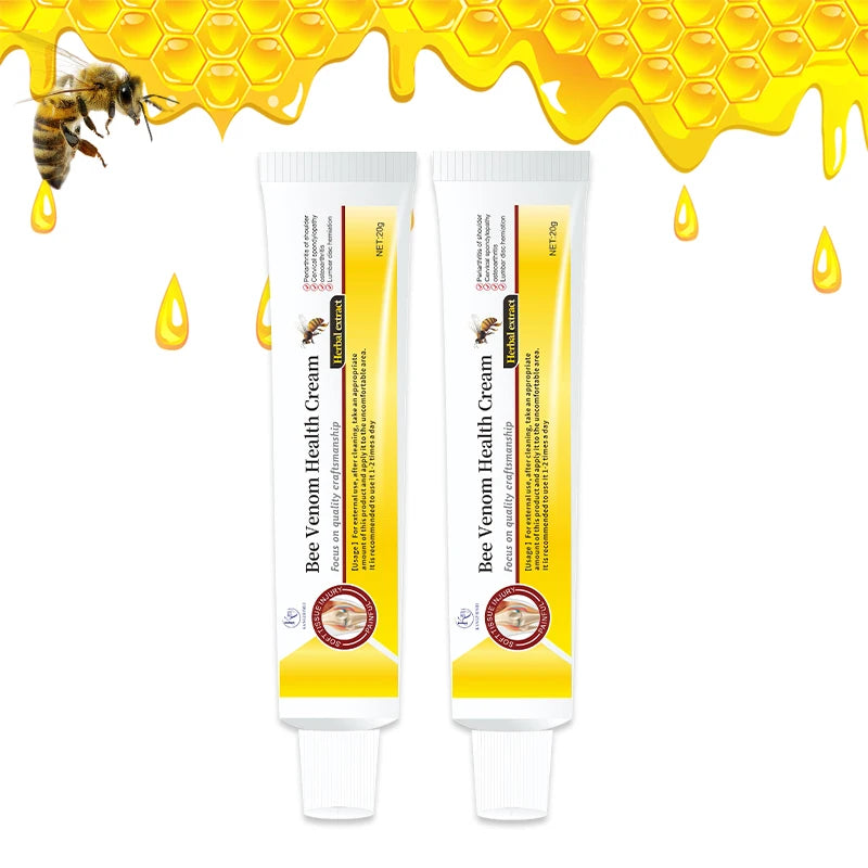 Free Samples Joint Bone Neck Muscle Pain Relief Cream with Bee Venom Healthcare Supply Product