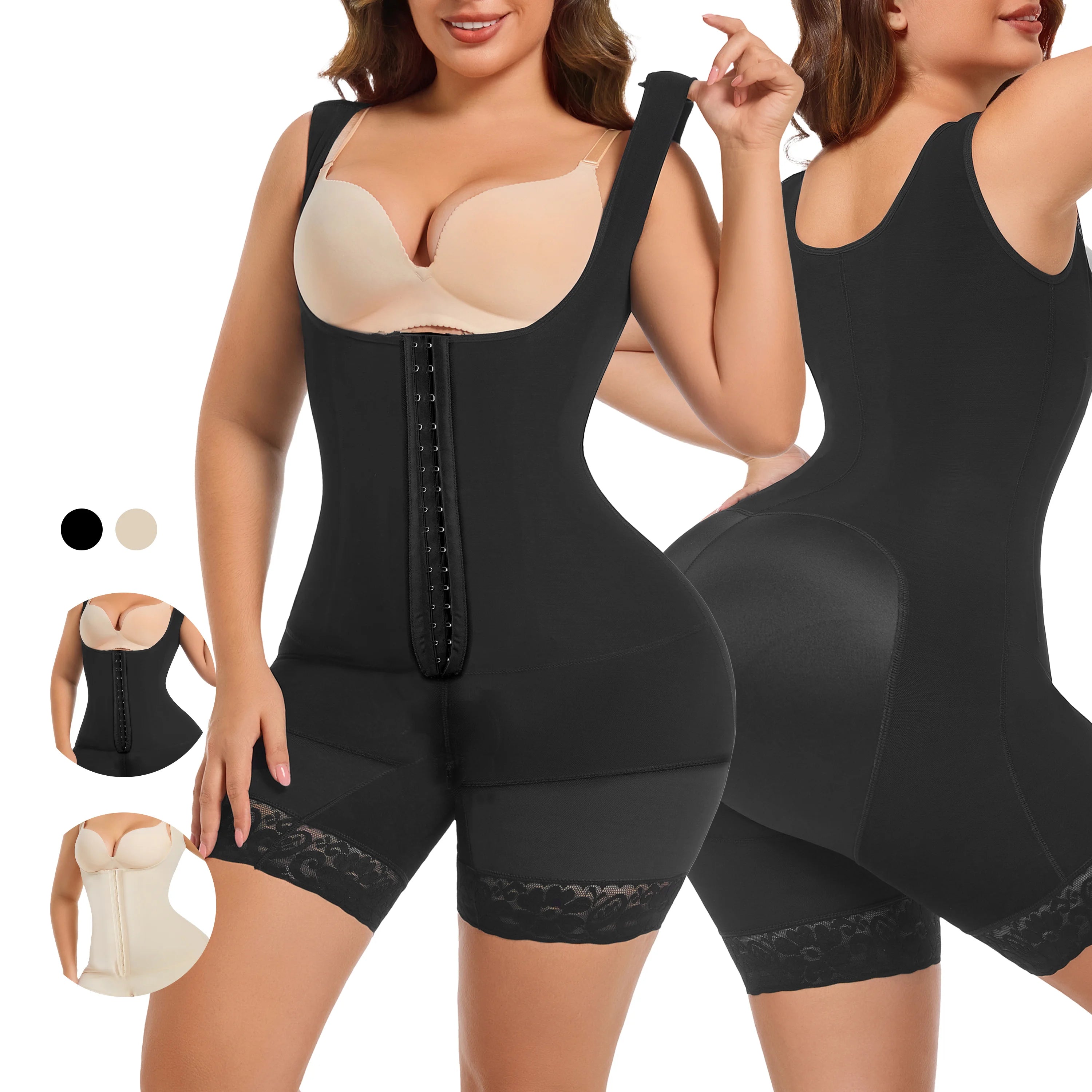 Custom Women Faja Body Shaper Tummy Control Post Surgery Shapewear Bodysuit Colombian Fajas Para Mujer Shapewear for Women