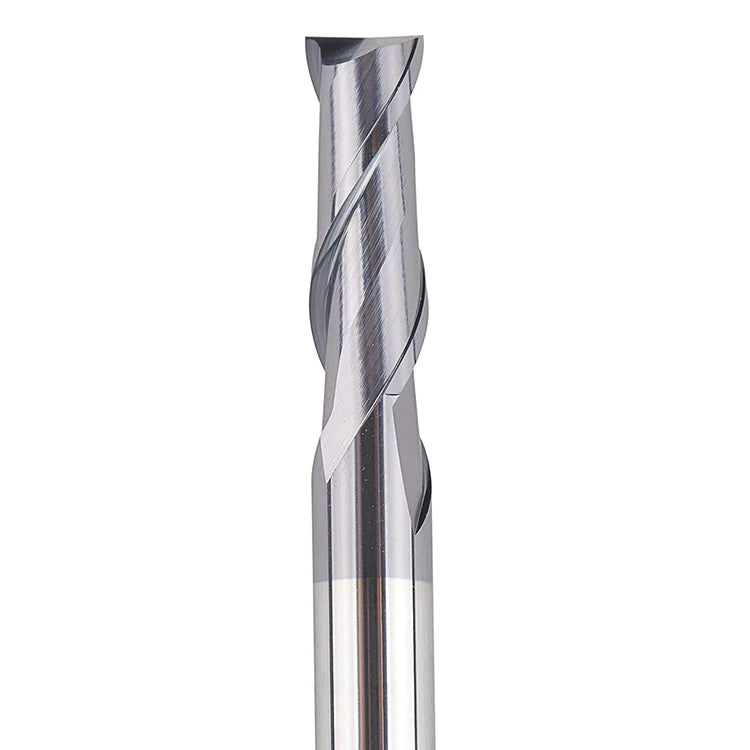DZ 2 Flutes Square Nose Upcut CNC Router Bits Power Milling Machine Carbide End Mill Cutter Set of Upcut Router Bits
