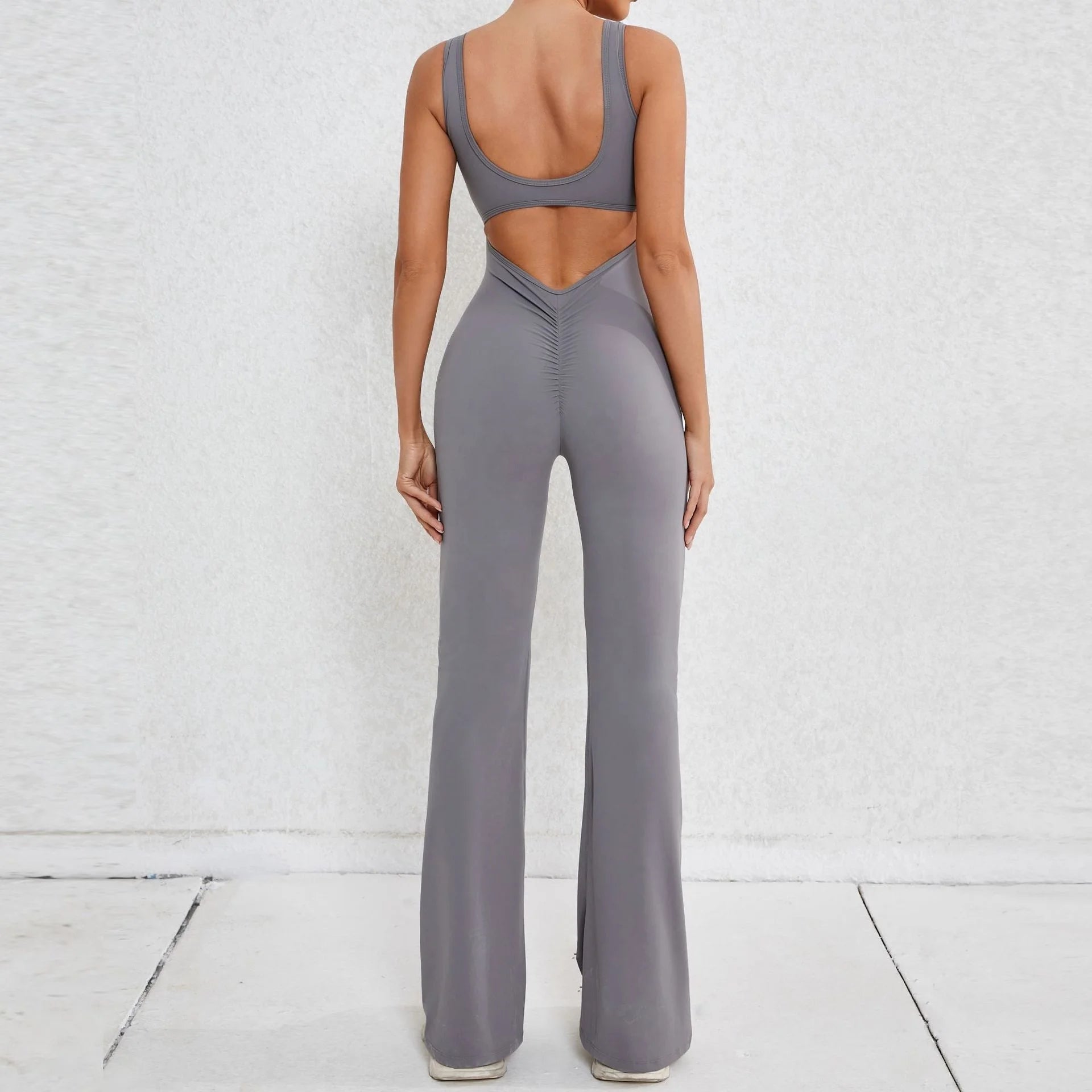 Custom Logo Women Workout Gym Yoga Suit Ladies One Piece Short Sleeve Pants Sport Bodysuit