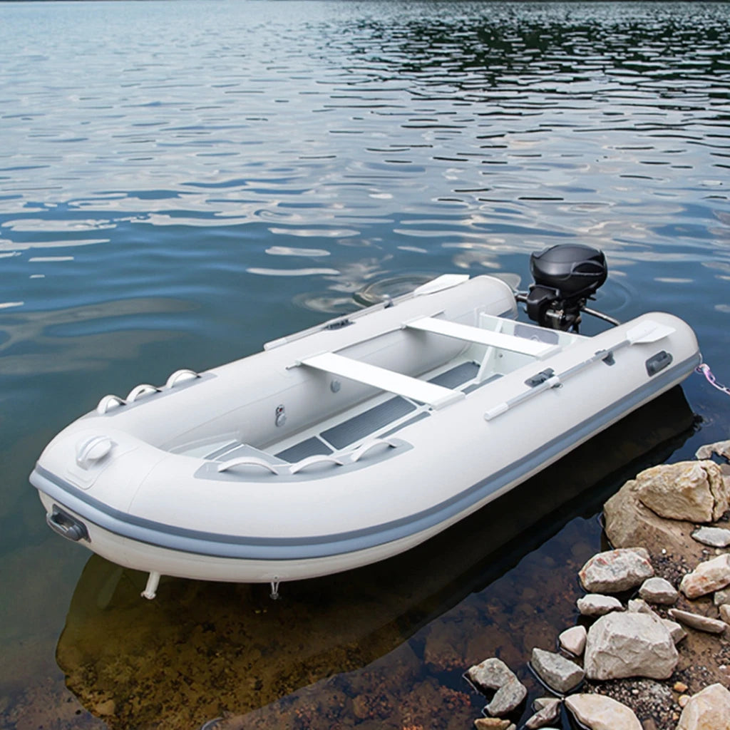 Small Lake 12ft Rigid Aluminum Double Hull RHIB360 Orca Hypalon/PVC Inflatable Boat for Sale
