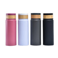 500ml Sports Bottles Vacuum Thermos Cup with Bamboo Lid Double Wall Stainless Steel Water Bottle