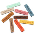 Factory Custom Garment Leather Tag Label logo Brand Clothes Jeans Customized PU Leather Embossed Patches Labels