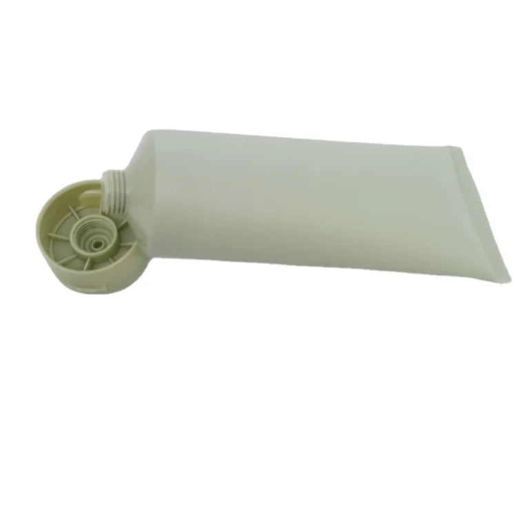 Manufacturer's Matte Green 100ml 120ml Plastic Tubes Empty Squeeze Body Lotion Tubes with Flip Top Cover for Cosmetic Packaging