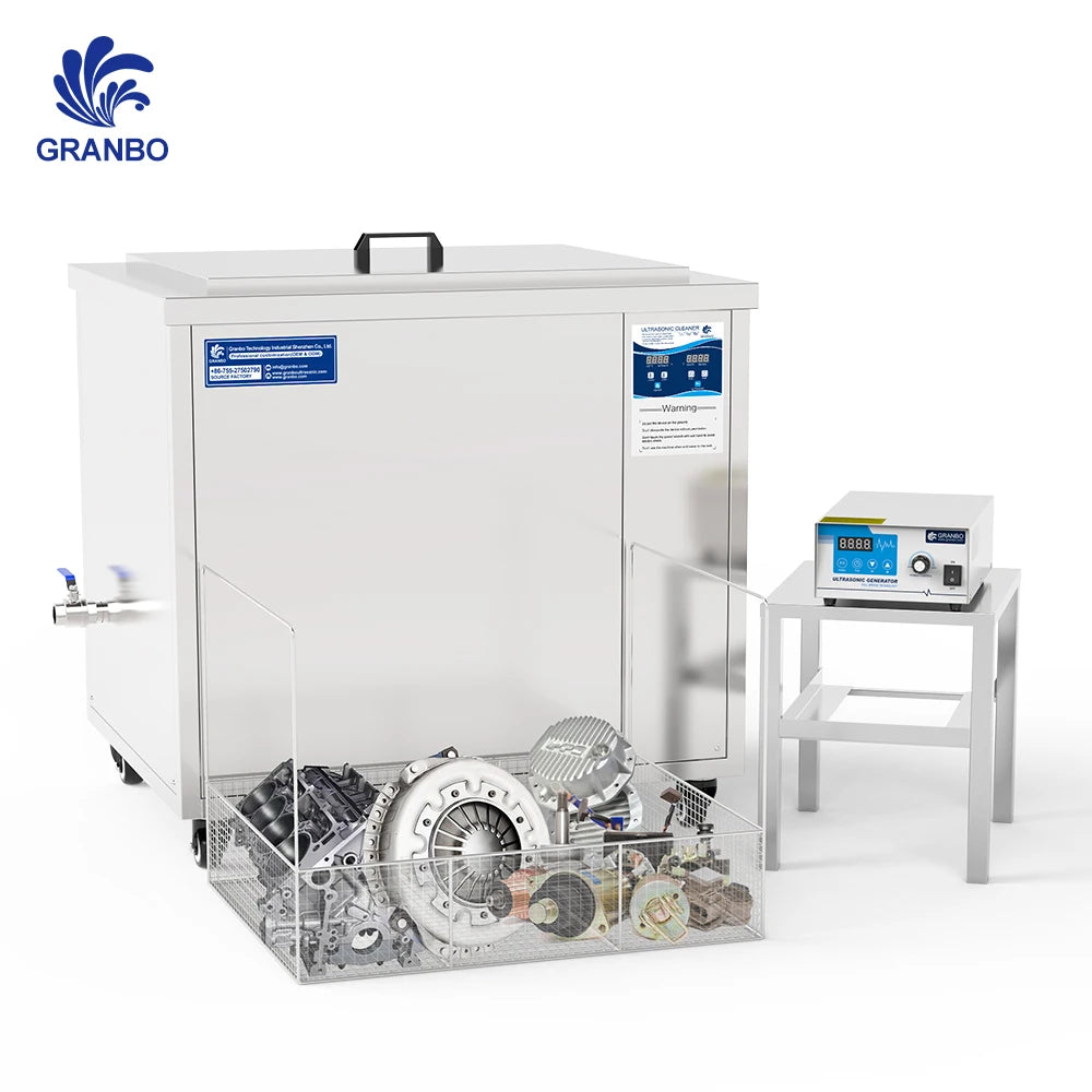 Granbo Factory Outlet GM Series Industrial Ultrasonic Cleaner Single  Tank 45L88L145L264L360L960L Custom Power Frequency