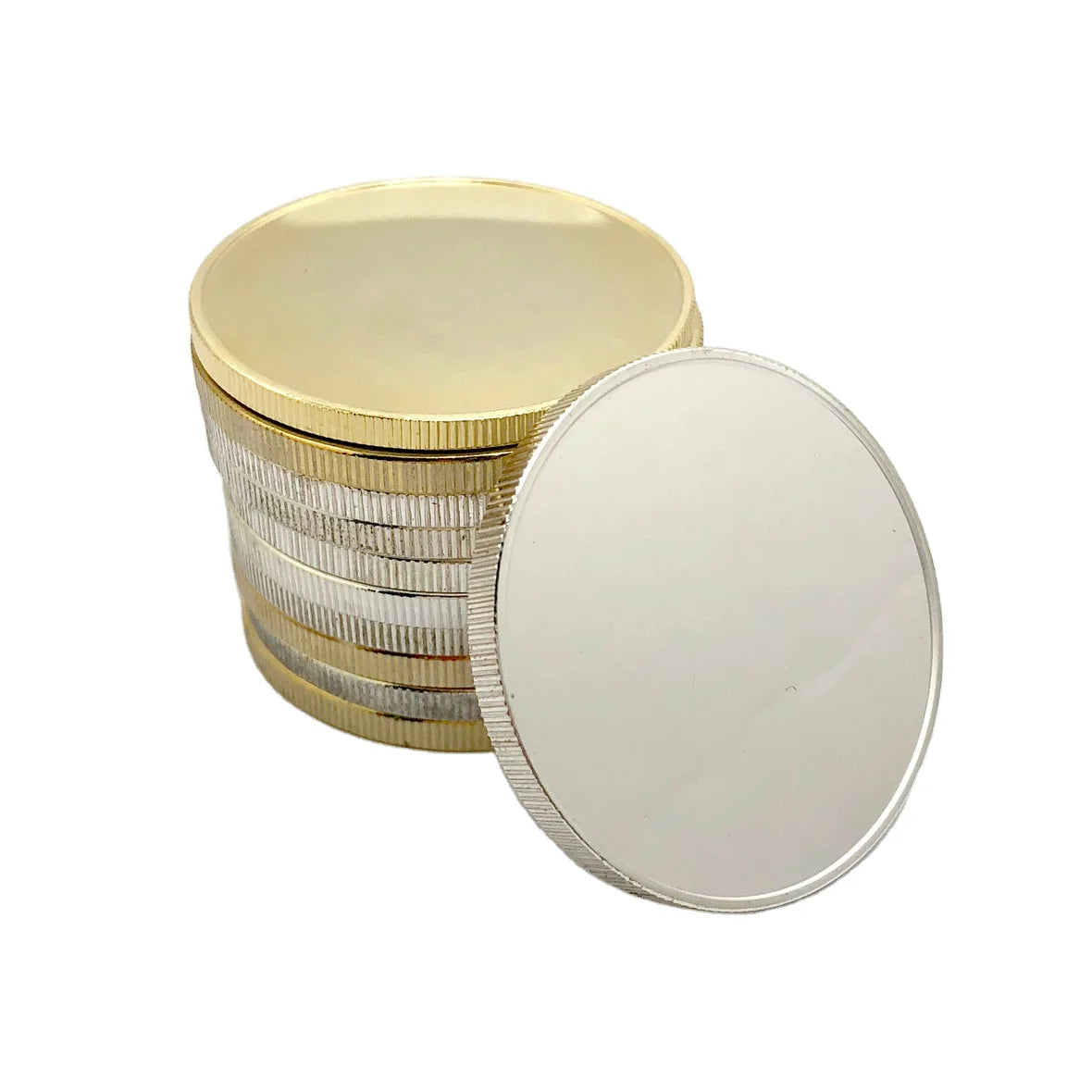 Spot Supply of Gold and Silver Blank Metal 40x3mm Team of Wonders Design Commemorative Coins for Printing and Laser Processing
