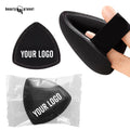 Beauty Planet Popular Black Marshmallow Large Powder Puff Dry and Wet Triangle Shaped Sponge Air Cushion Powder Beauty Puff