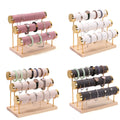 Popular 3 Layer Detachable Wood Gold Hardware Jewelry Bracelet Watch Hairband Display Holder