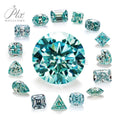 Holycome Sky Blue Certificate VVS Fancy Cut Loose Gemstones Thailand Blue Moissanite Stone