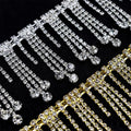 Rhinestone Chain Strap Tassel Chain Bracelet