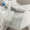White 63\" Thick Hexagon Polyester Tulle Mesh Fabric for Girls' Garments Plain Design with Air Mesh & Soft Feature for Weddings