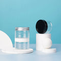 3.5oz 100ml PET Jar Whitening Cosmetic Bottle for Skin Care Serum Facial Cleanser Face Mask Lotion with Screw Cap Lid