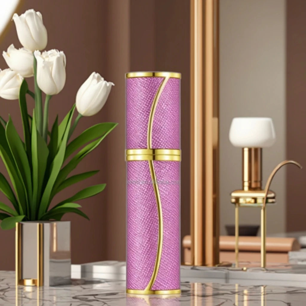 Wholesale Compact Portable 5ml Travel Perfume Pump Sprayer Refillable Aluminium Glass Fragrance Spray Bottles with Custom Logo