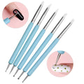 Double-ended Dotting Tools Nail Art Embossing Tools Pottery Craft Art Silicone Brushes Sculpting Pottery Clay Tools