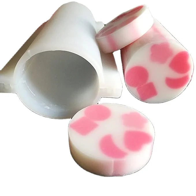 1000ml Round Tube Soap Mold Column Embed Soap Making Supplies Tool Silicone Mold Soap Pipe Tube