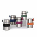 BPA-Free Insulated Double Wall Stainless Steel Lunch Box Eco-Friendly PP Lid Freshness Preservation Modern Bento Style