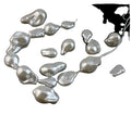 Baroque Loose Shaped Abs Plastic Pearl for Jewelry Making DIY