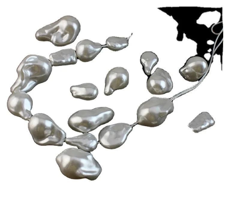 Baroque Loose Shaped Abs Plastic Pearl for Jewelry Making DIY