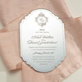 Plexi Passport Wedding Invitation Gold Silver Mirror Acrylic Carte D'invitation De Mariage for Exhibition Engagement
