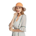 Multi Color Reversible Light Weight Cotton Foldable Flexible Large Brim Detachable Neck Tie Bucket Hats