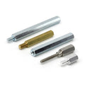 Custom Brass Copper PCB Threaded Hex Standoff M2 M3 Round Knurled Internal Thread Cylinder Stud Screw Sign Standoff Screws