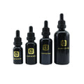 5ml 10ml 15ml 20ml 30ml 50ml 100ml Black Glass Dropper Bottle for Cosmetic Perfume Oil Packaging