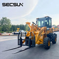 Secsun diesel Front Wheeled Loader 1 Ton 1.2 Ton 1.5 Ton 1.8 Ton 2 Ton Mini Wheel Loader with Forks
