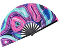 Raveahem Eco-Friendly Bamboo Folding Hand Fan Large Size for Gift Purpose